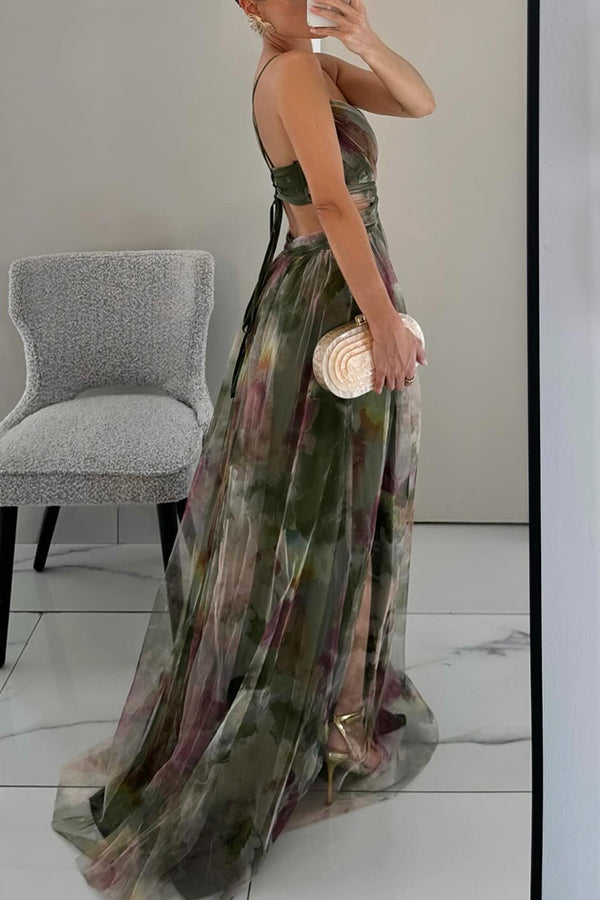 Priscilla | Floral Print Maxi Dress