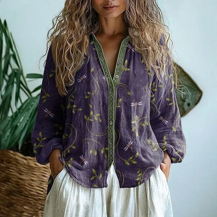 Grace | Relaxed Floral Print Blouse