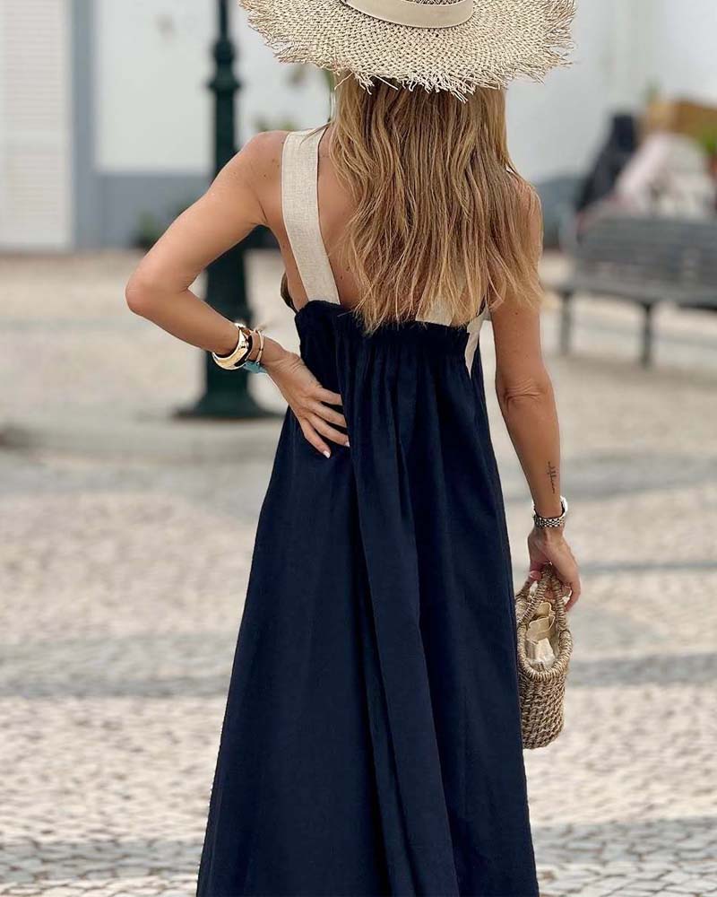 Evelyn | Crossover Maxi Dress