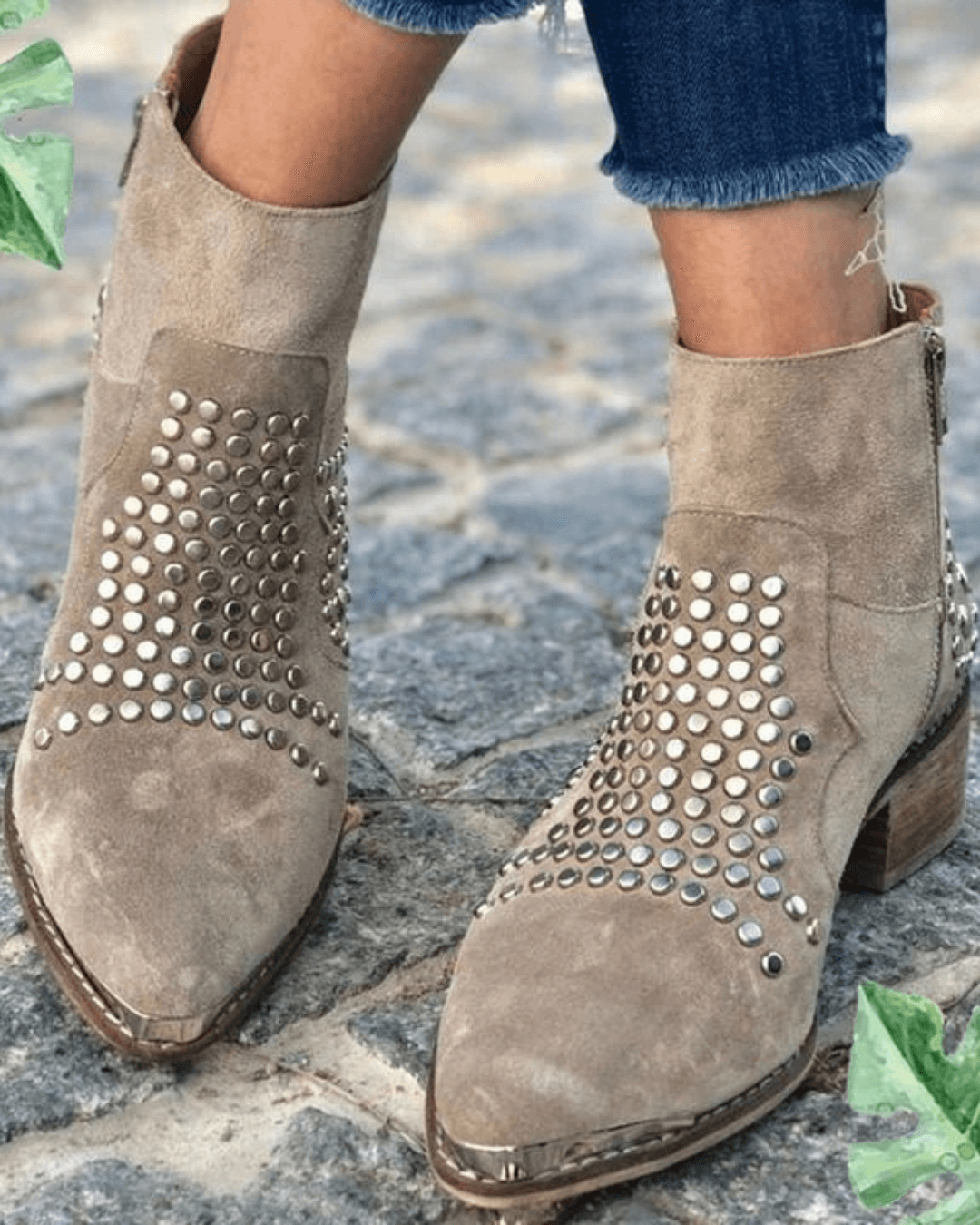 Eustacia | Women's Studded Ankle Boots