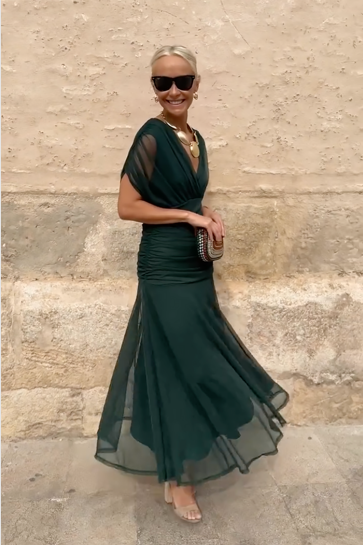 Lily | V-Neck Maxi Dress