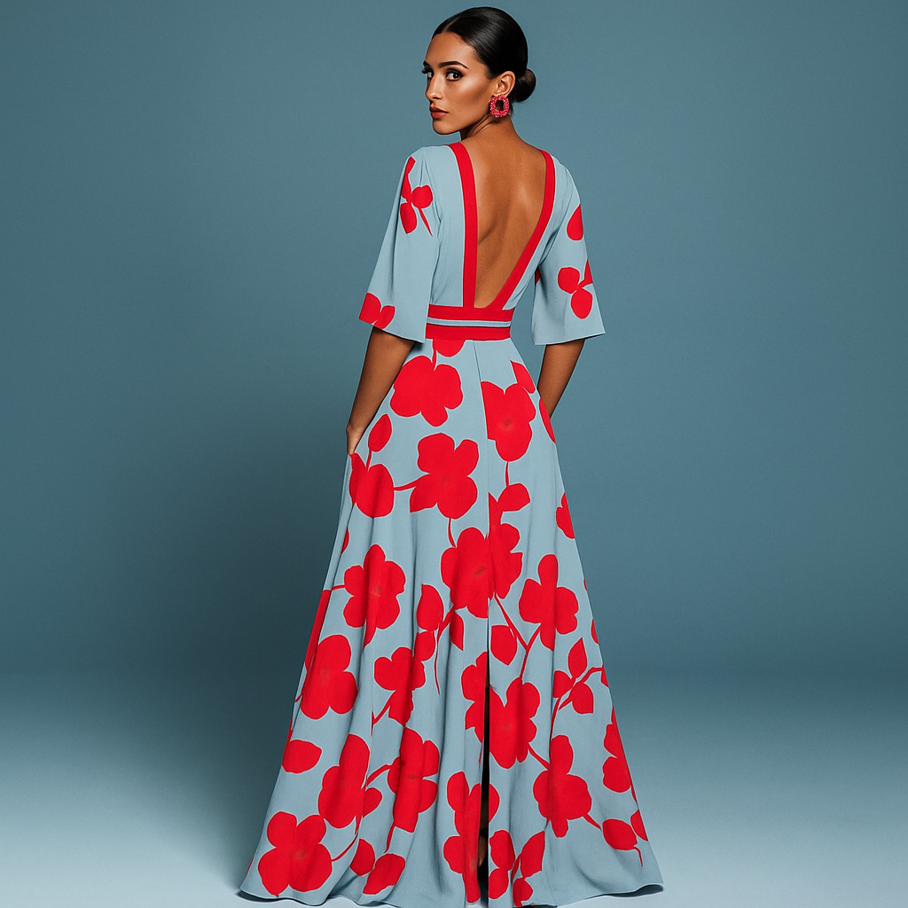 Isla | Viscose Midi Dress