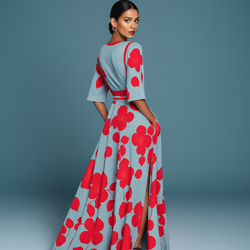 Isla | Viscose Midi Dress