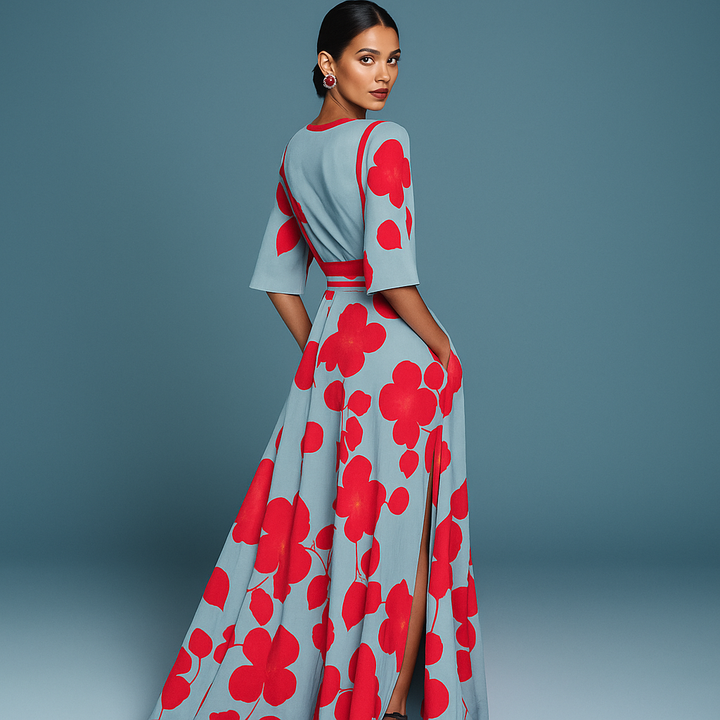Isla | Viscose Midi Dress