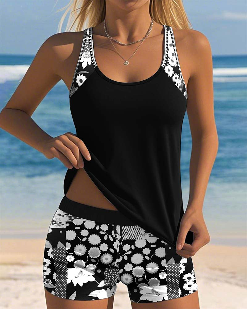 Tamara | Women's Two-Piece Floral Tankini Set