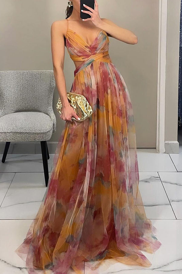 Priscilla | Floral Print Maxi Dress