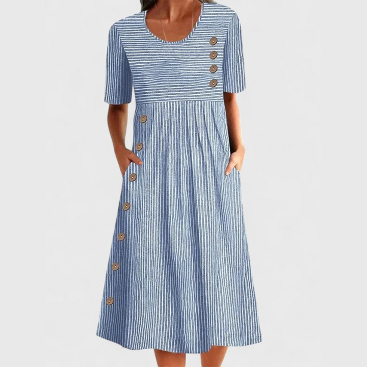 Colette | Women's Striped Midi Dress