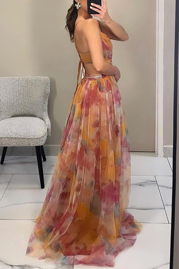 Priscilla | Floral Print Maxi Dress