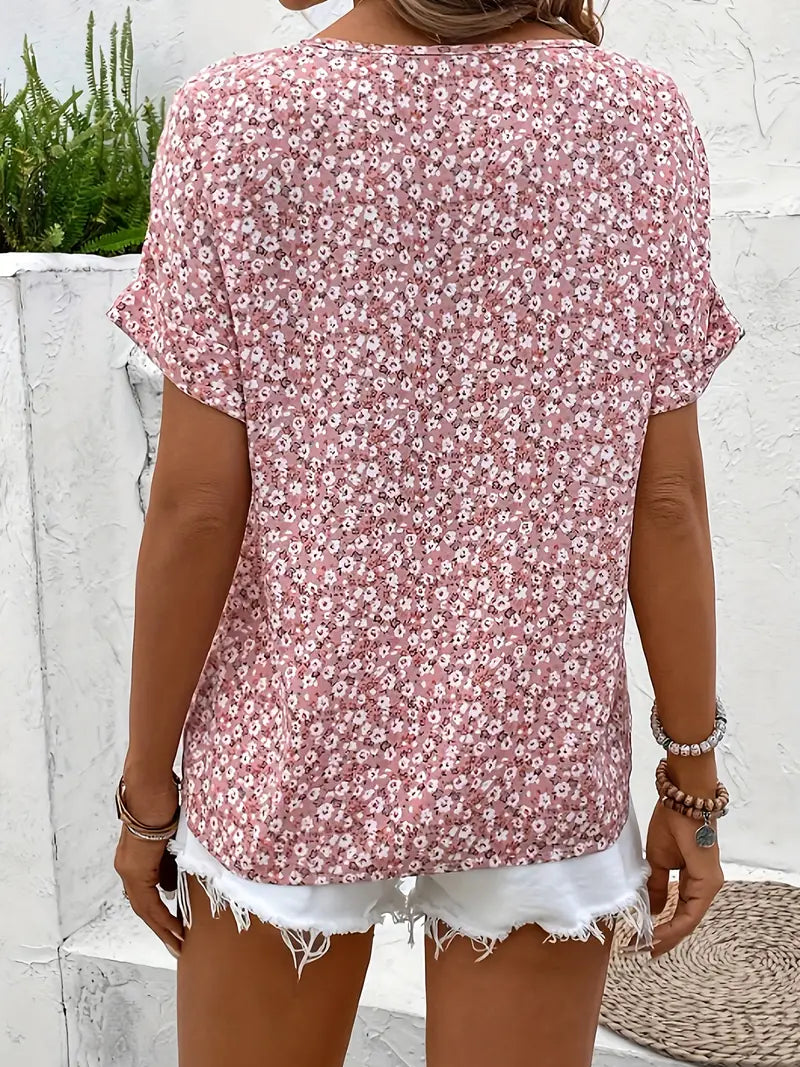 Fiona | Women's Floral Button Blouse