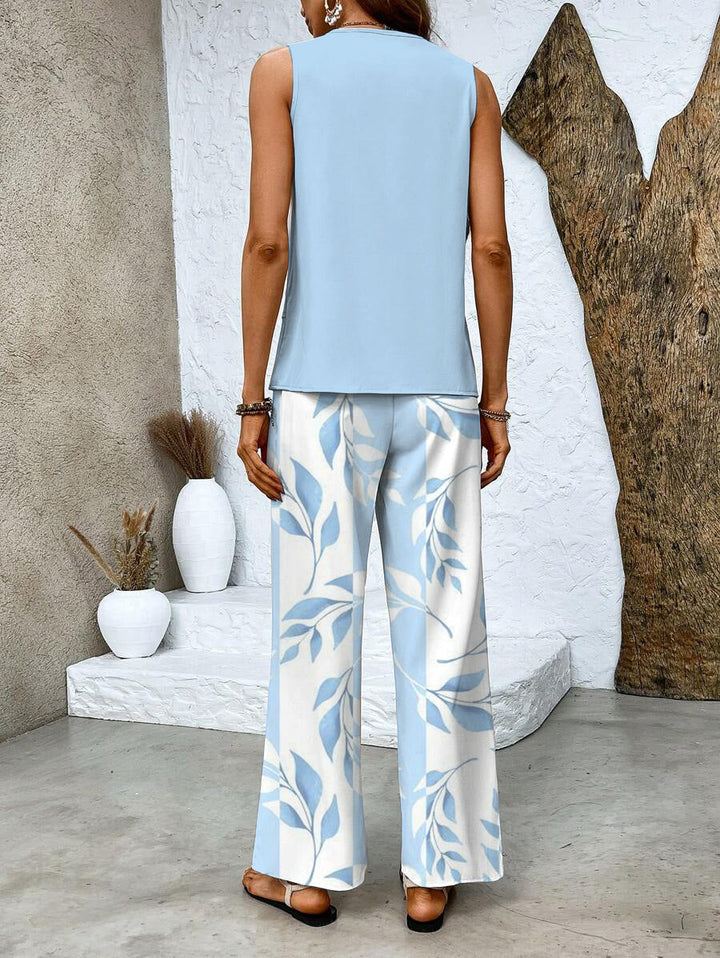Clara | Women's Two-Piece Wide-Leg Set