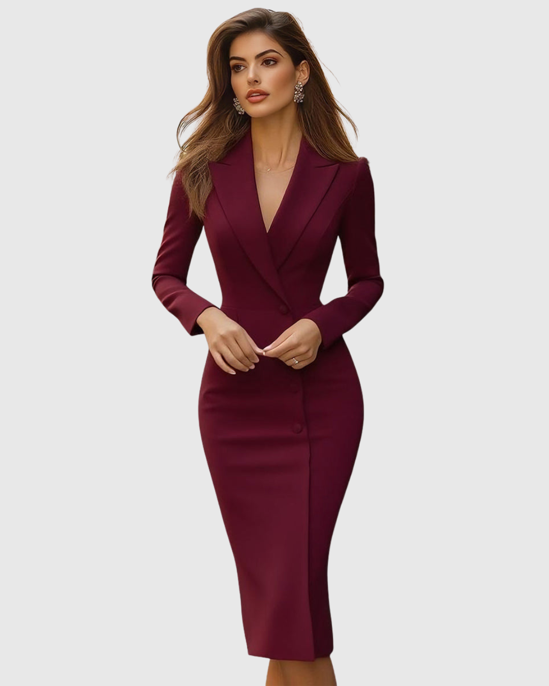 Camille | Blazer Midi Dress
