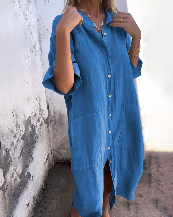 Sienna | Women's Boho Shirt Dress