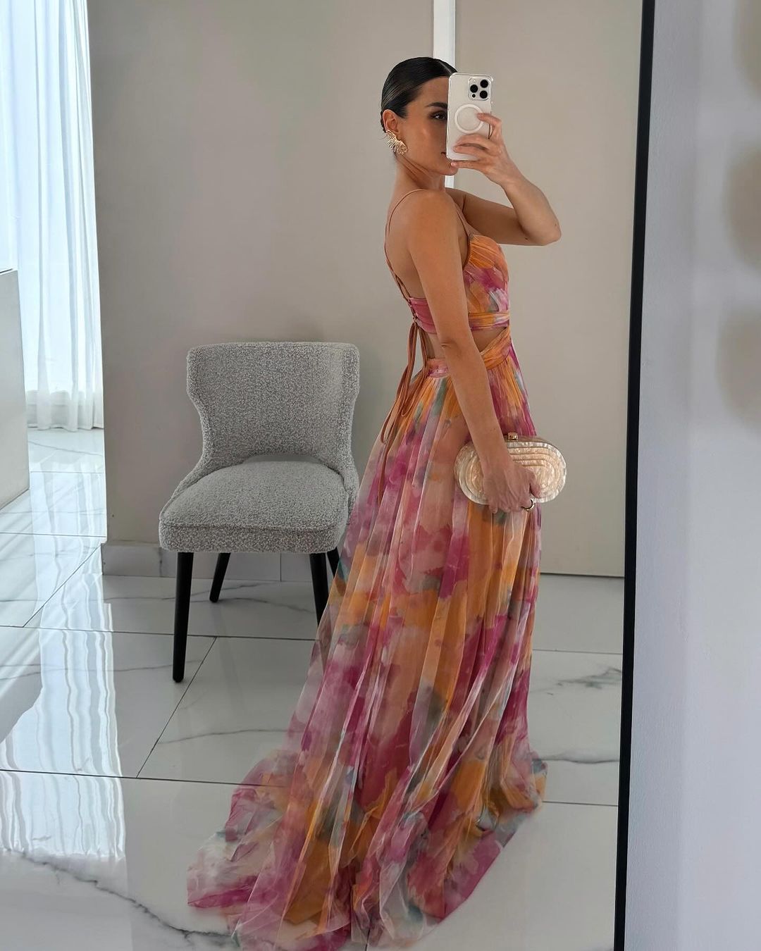 Priscilla | Floral Print Maxi Dress