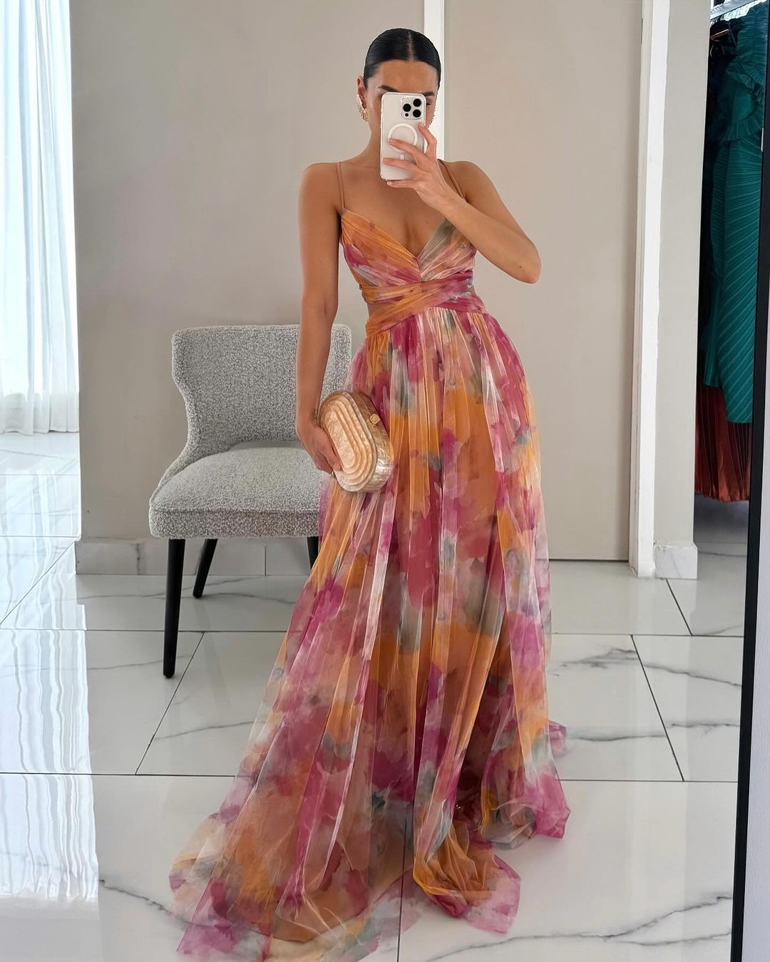 Sabella | Women's Spaghetti Strap Backless Maxi Dress