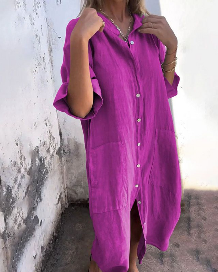 Sienna | Women's Boho Shirt Dress