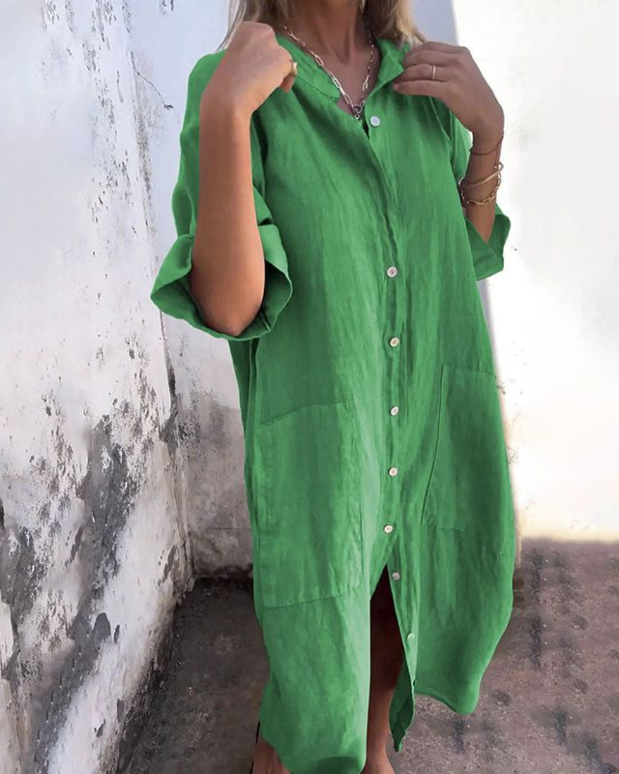 Sienna | Women's Boho Shirt Dress