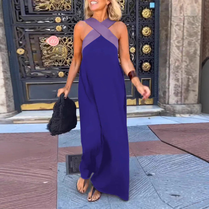 Evelyn | Crossover Maxi Dress