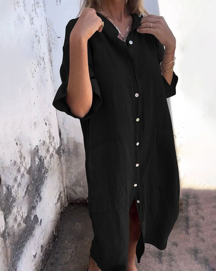 Sienna | Women's Boho Shirt Dress