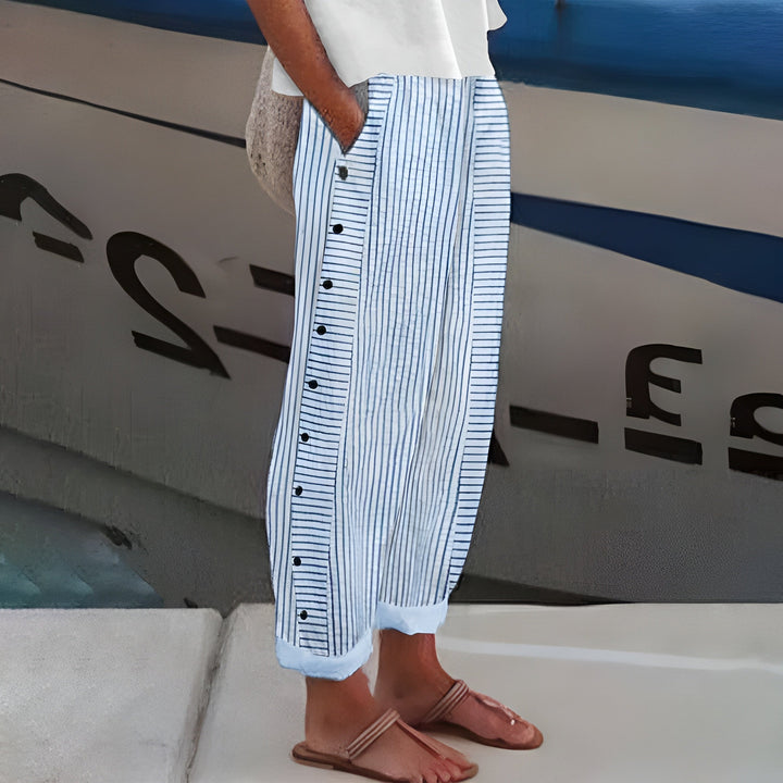 Beatrice | Women's Straight Leg Pants with Pockets