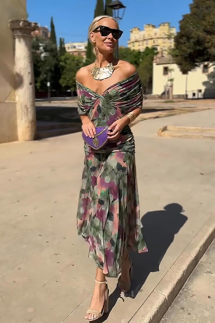 Lily | V-Neck Maxi Dress