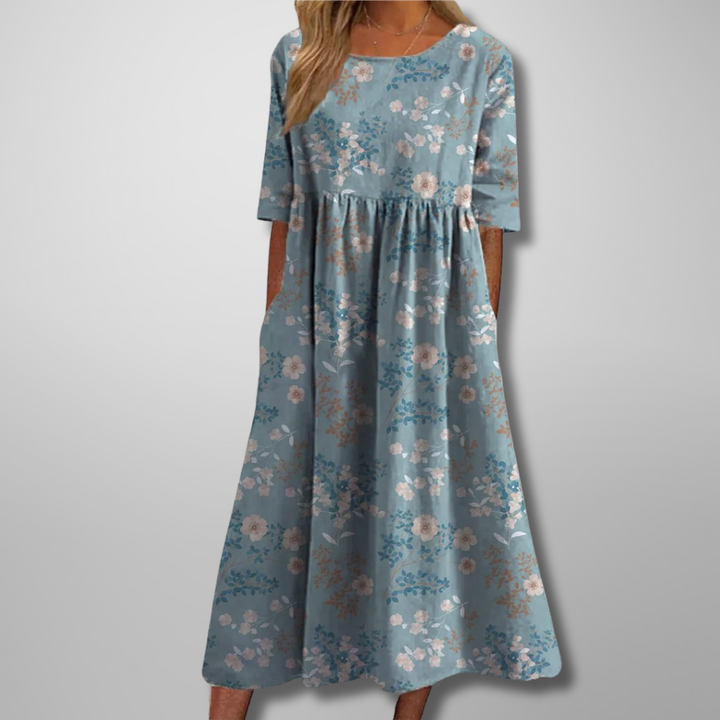 Lucia | Relaxed Floral Midi Dress