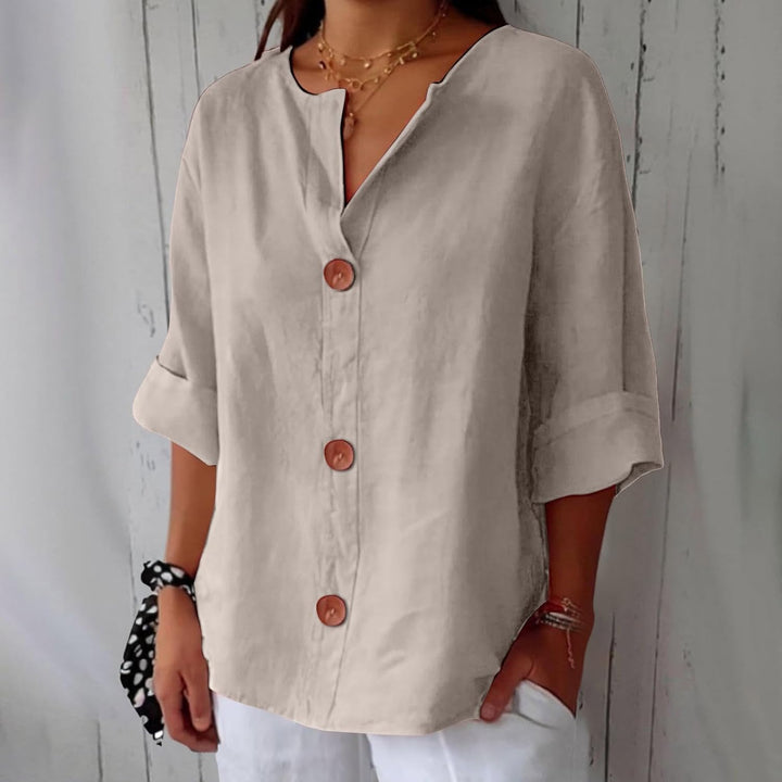 Eliza | Linen Blouse with Loose Fit