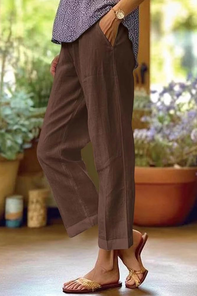 Simone | Women's Straight Leg Summer Pants