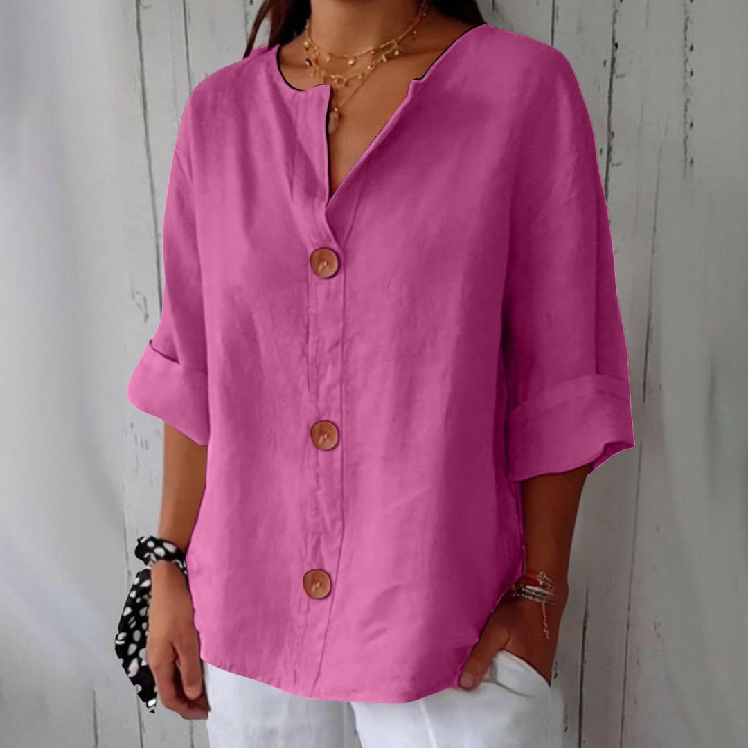 Eliza | Linen Blouse with Loose Fit