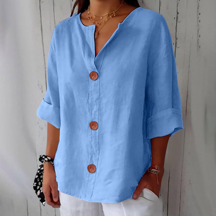 Eliza | Linen Blouse with Loose Fit