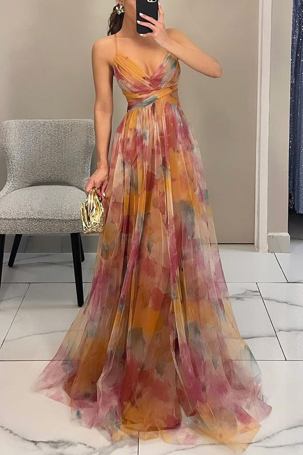 Priscilla | Floral Print Maxi Dress