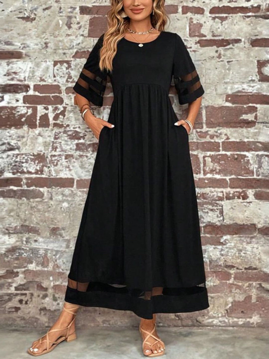 Imogen | Women's Tummy-Flattering Midi Dress