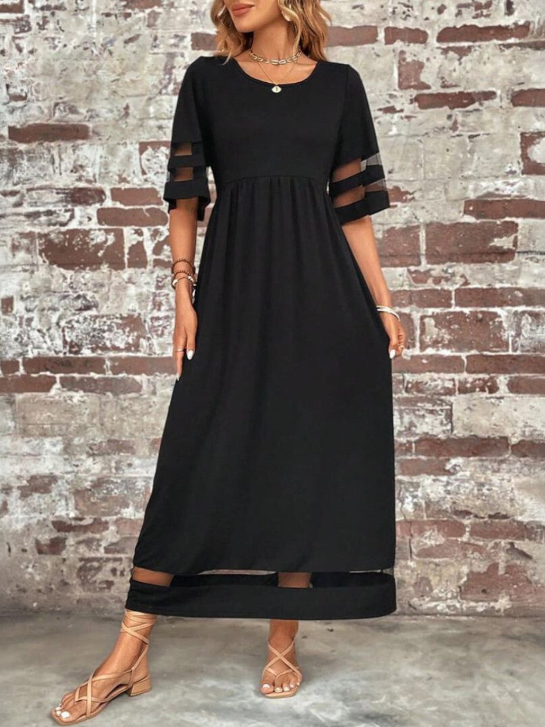 Imogen | Women's Tummy-Flattering Midi Dress
