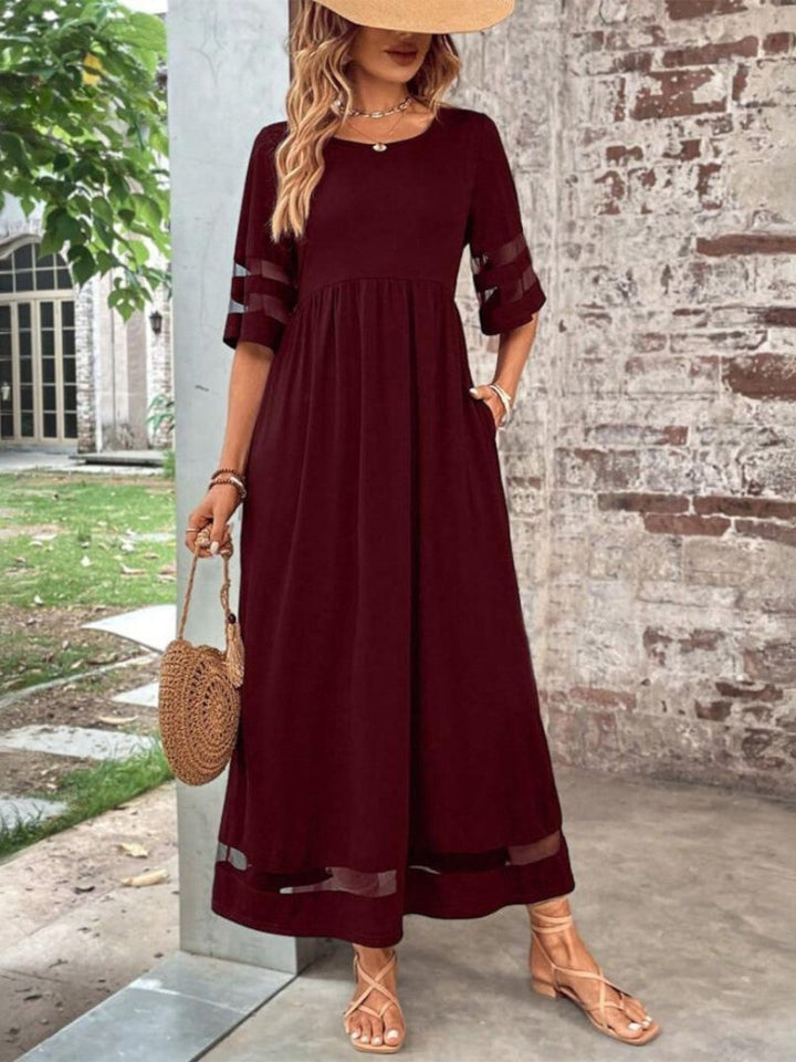 Imogen | Women's Tummy-Flattering Midi Dress