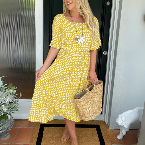 Isabella | Relaxed Tiered Midi Dress