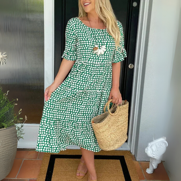 Isabella | Relaxed Tiered Midi Dress