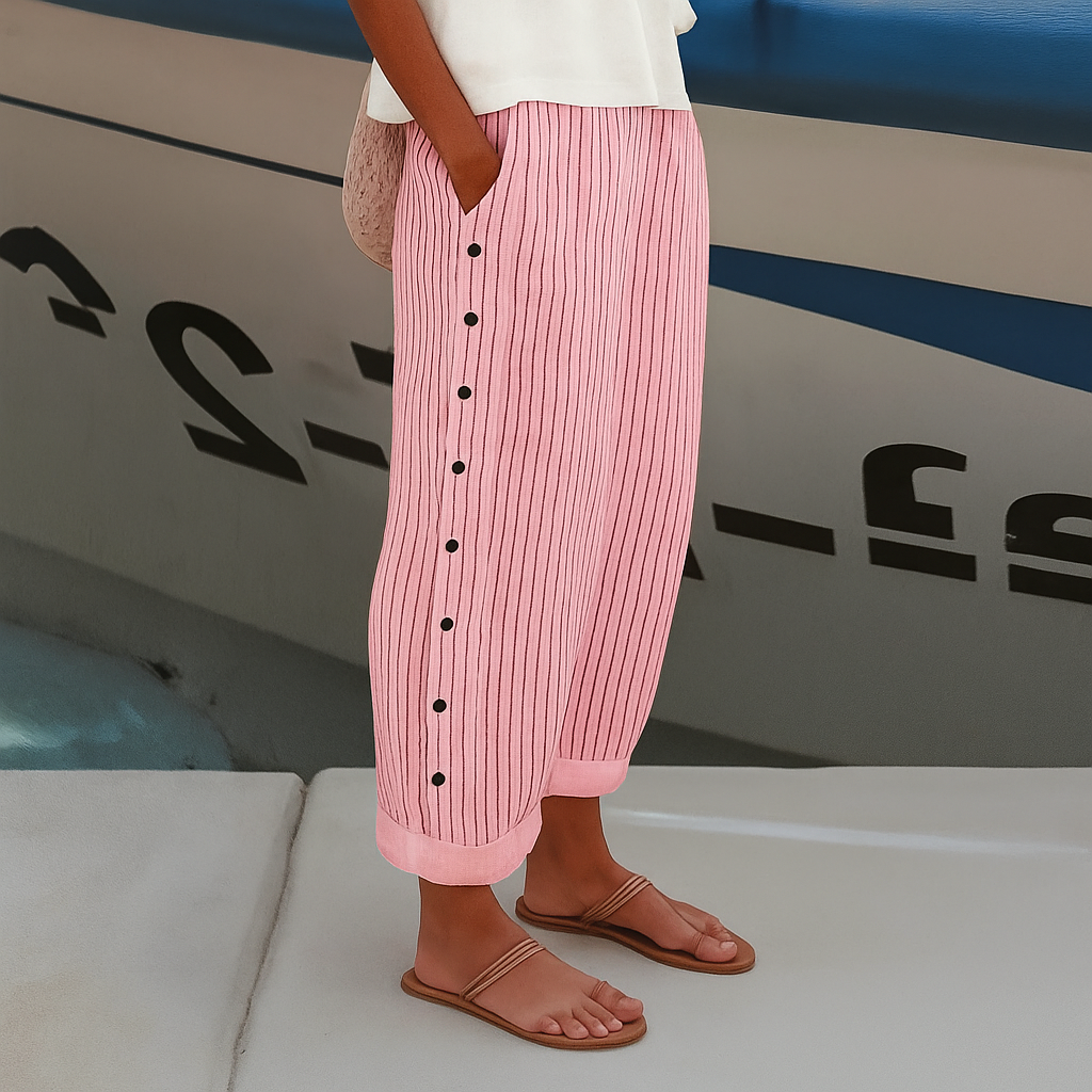 Beatrice | Women's Straight Leg Pants with Pockets