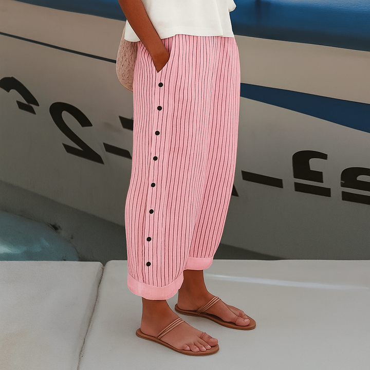 Beatrice | Women's Straight Leg Pants with Pockets