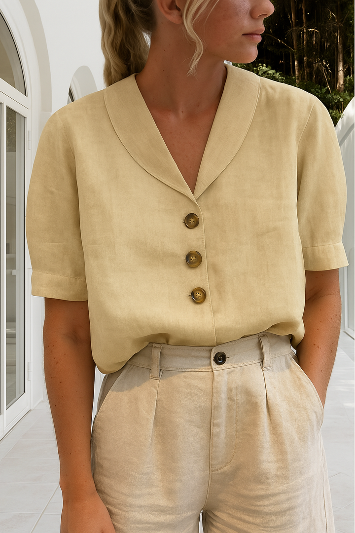 Louisa | Women's Wrap Neck Blouse