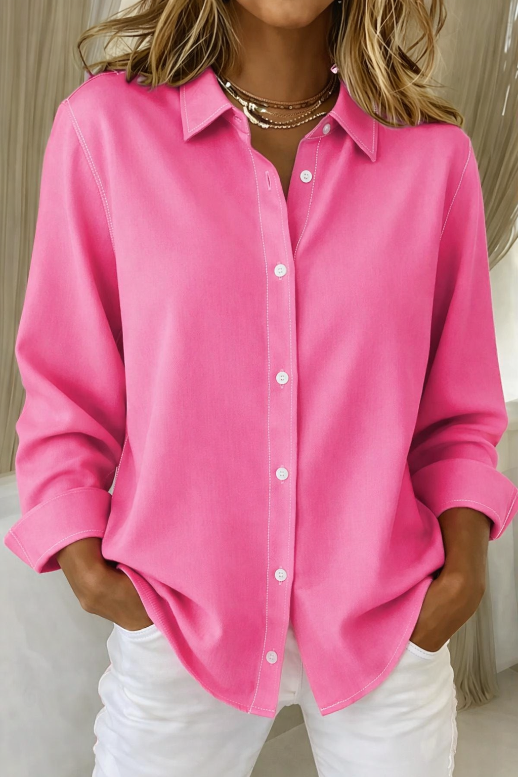 Audrey | Women's Button-Down Blouse