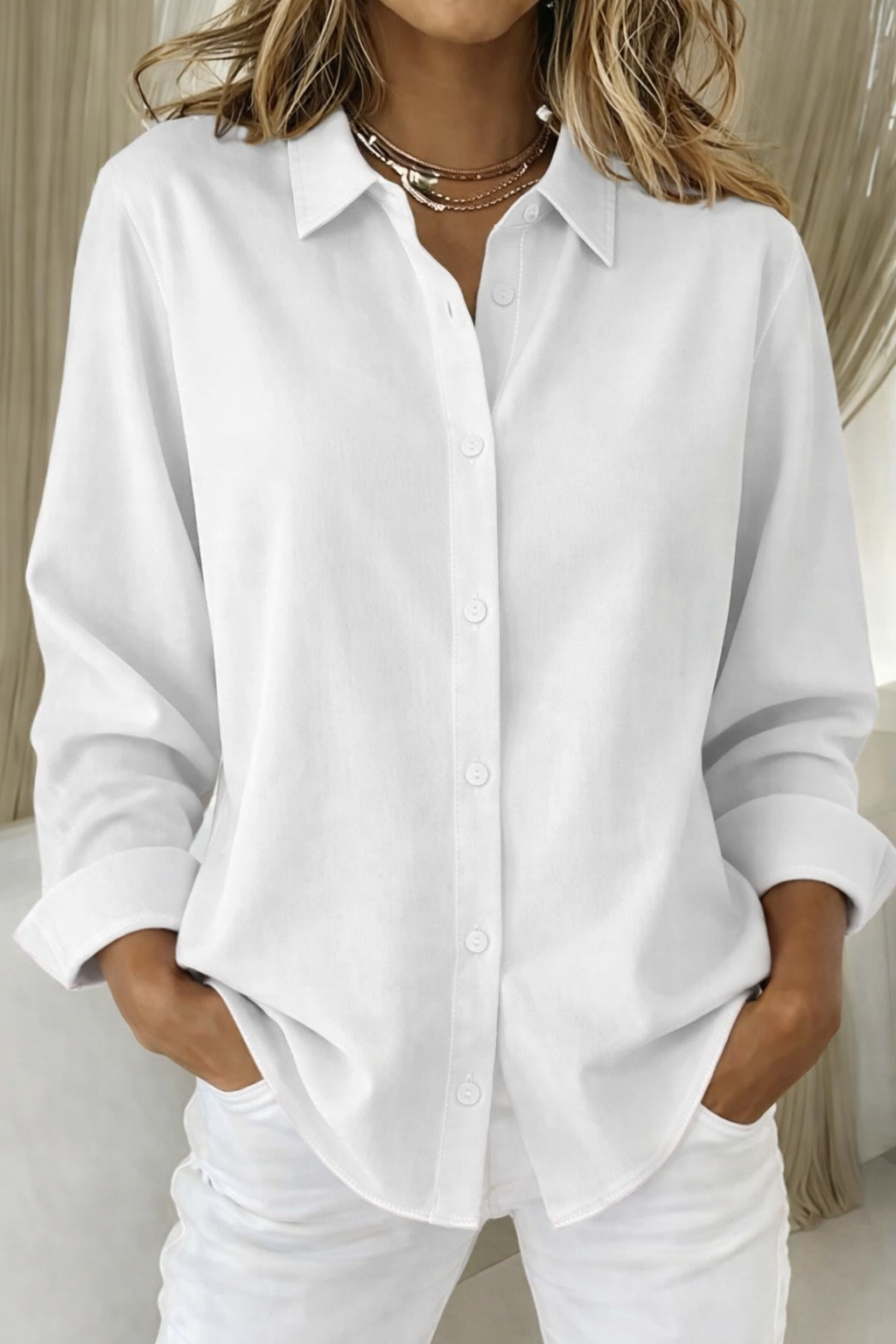 Audrey | Women's Button-Down Blouse