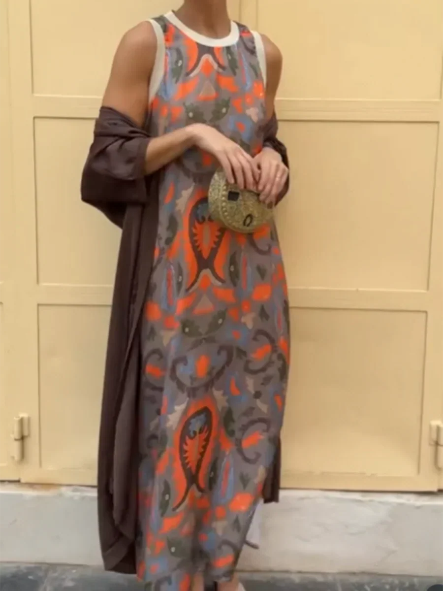 Daisy | Boho Maxi Dress with Two Piece Set
