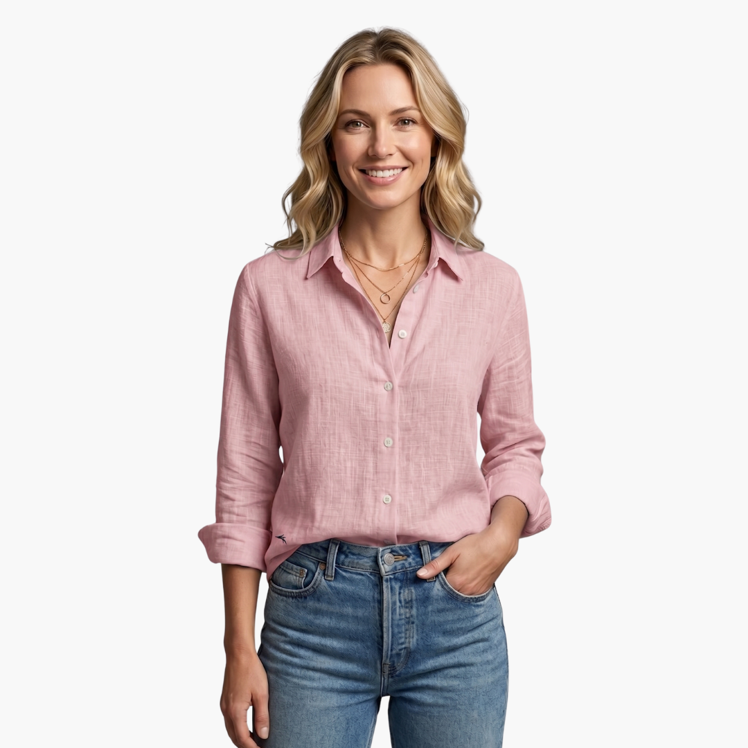 Marianella | Women's Vintage Floral Long Sleeve Blouse