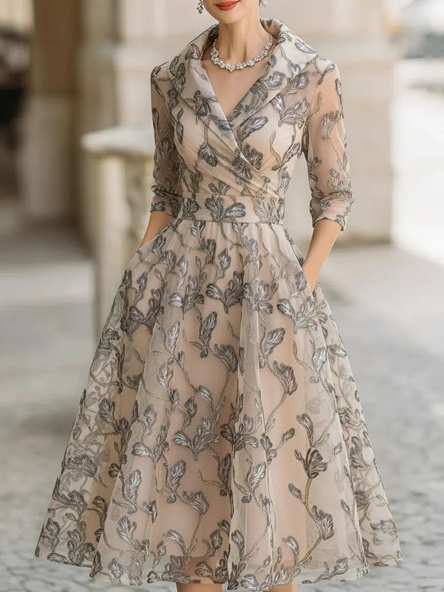 Genevieve | Wedding Guest Wrap Midi Dress