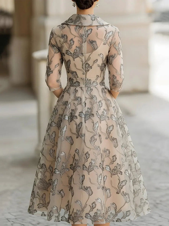 Genevieve | Wedding Guest Wrap Midi Dress