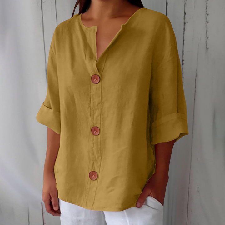 Eliza | Linen Blouse with Loose Fit