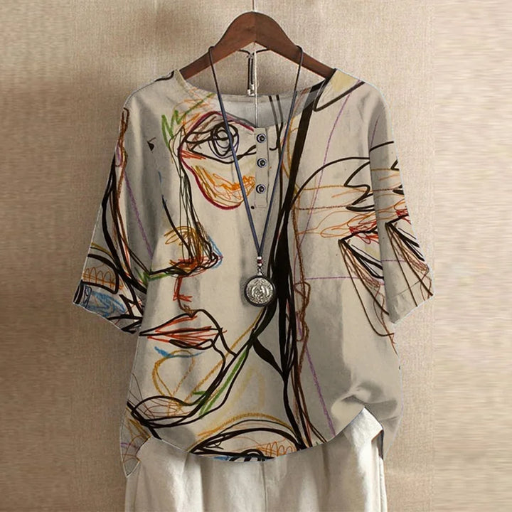 Nora | Women's Vintage Floral Blouse