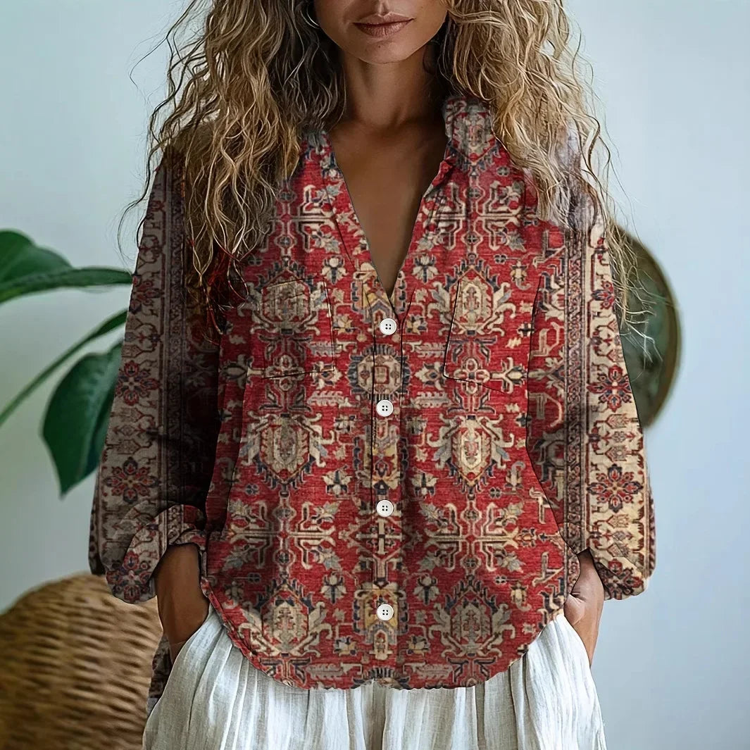 Grace | Relaxed Floral Print Blouse