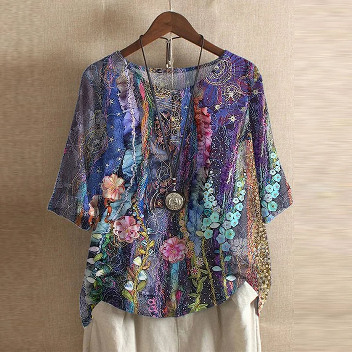 Nora | Women's Vintage Floral Blouse