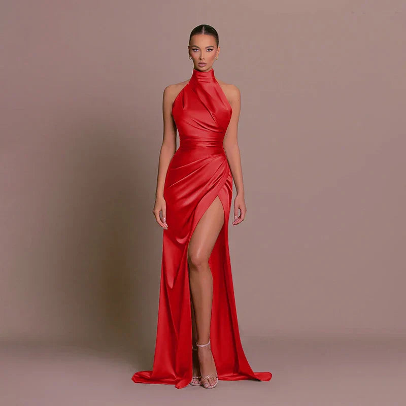 Yolanda | Wedding Guest Slit Gown