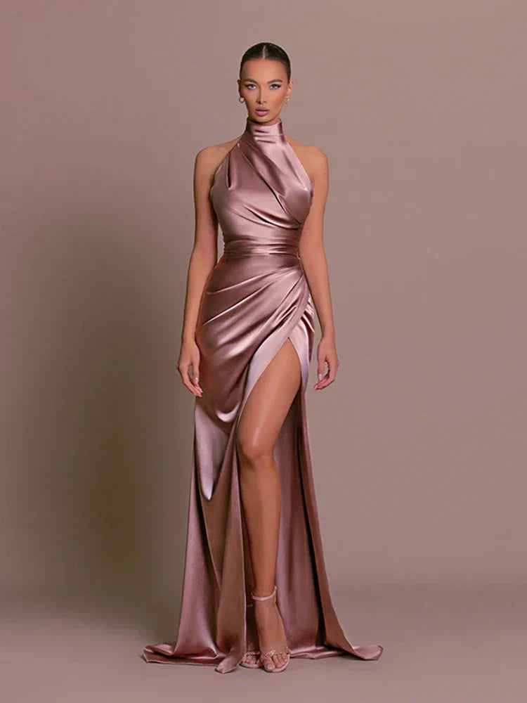 Yolanda | Wedding Guest Slit Gown